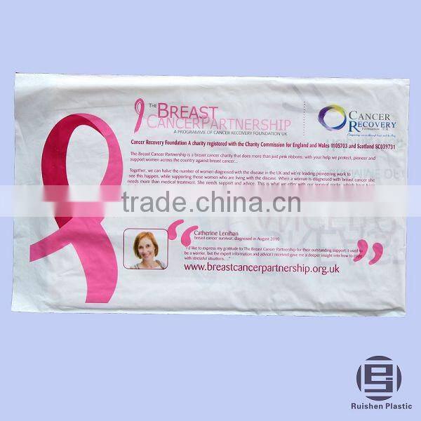 AGEN Biodegradable PE Printed Plastic Charity Bag For Collection
