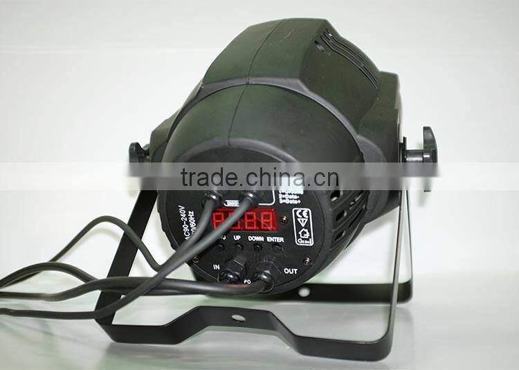 Good color mixing and high brightness LED 54x3w RGB 3IN1 par light 110v-240v good price indoor led par light DMX control