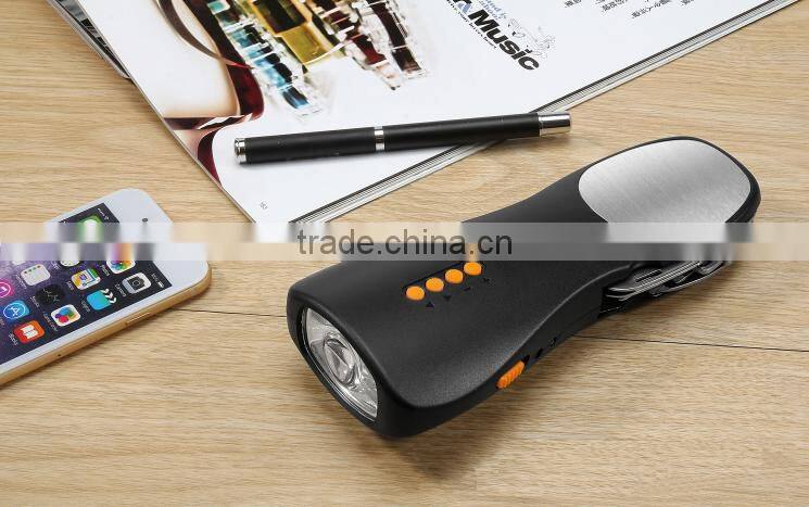 Emergency Hand Shaking Rechargeable Torch Light