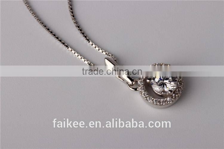 Cheap 925 Sterling Silver Pendant Necklace,Classic Silver Pendant,925 sterling silver diamond necklace