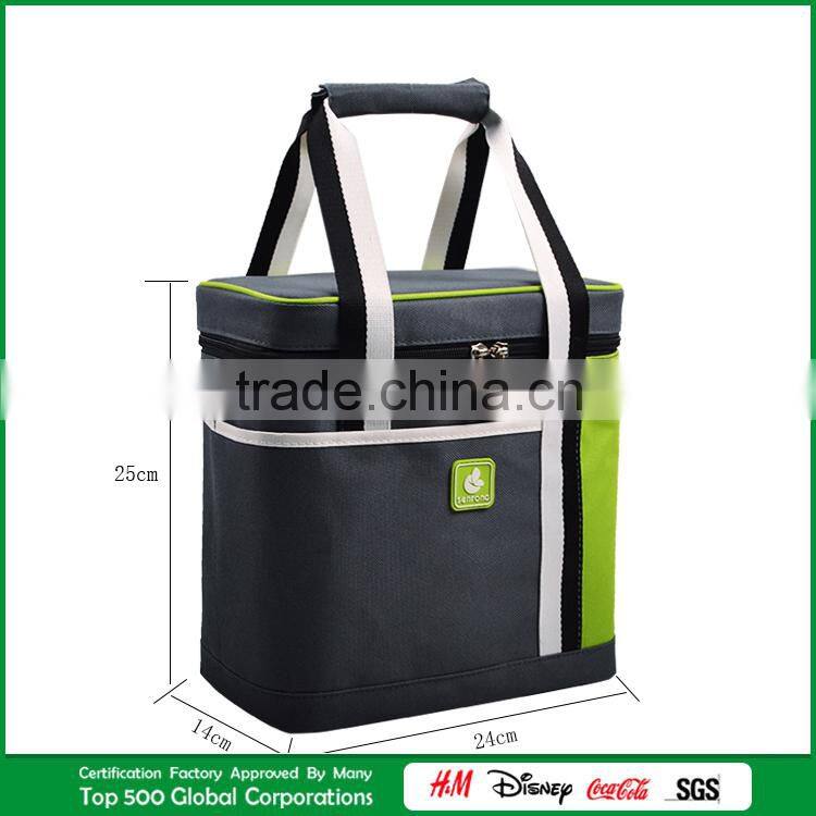 double handles picnic cooler bag portable outdoor picnic bag