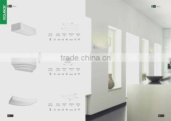 CE RoHS Modern european style Plaster home light