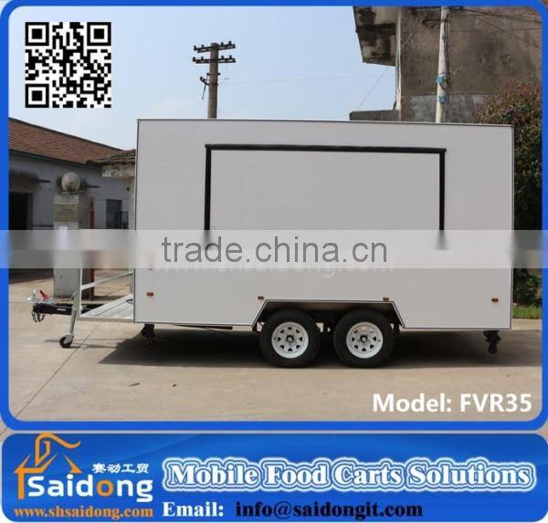 Best quality food beverages mobile food trailer mobile food cart catering truck customized design