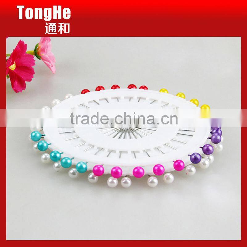 Colorful Ball Head Pin Pearl Head Pins, Garment accessories