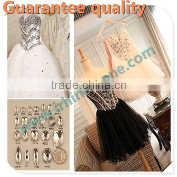 Wholesale Top Quality Sew On Glass Stone