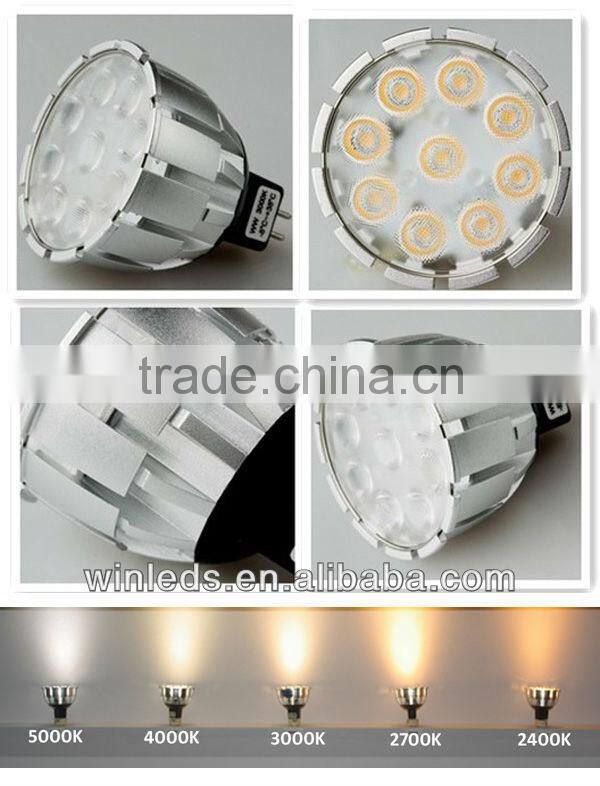 recessed spot dimmable led spotlights mr16 8w