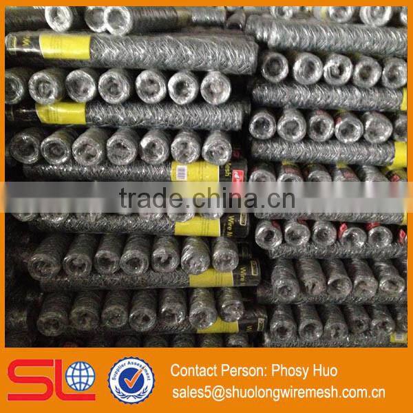 ISO 9001 factory supply hexagonal decorative mesh, 3/4 Inch Stainless Hex Mesh (20 Gauge)