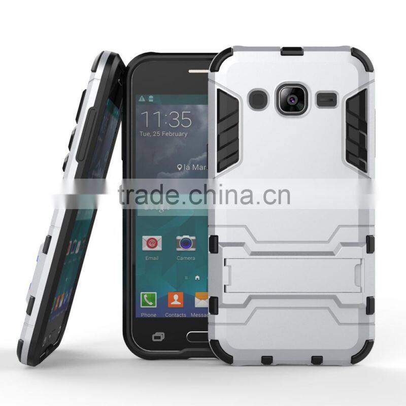 Fahsion Cool Phone holder Cover Case for J2 Mobile Phone Back Shell with stents MT-4787