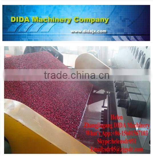 2 colours SPVC coil mat machine plastic machine extrusion carpet machine