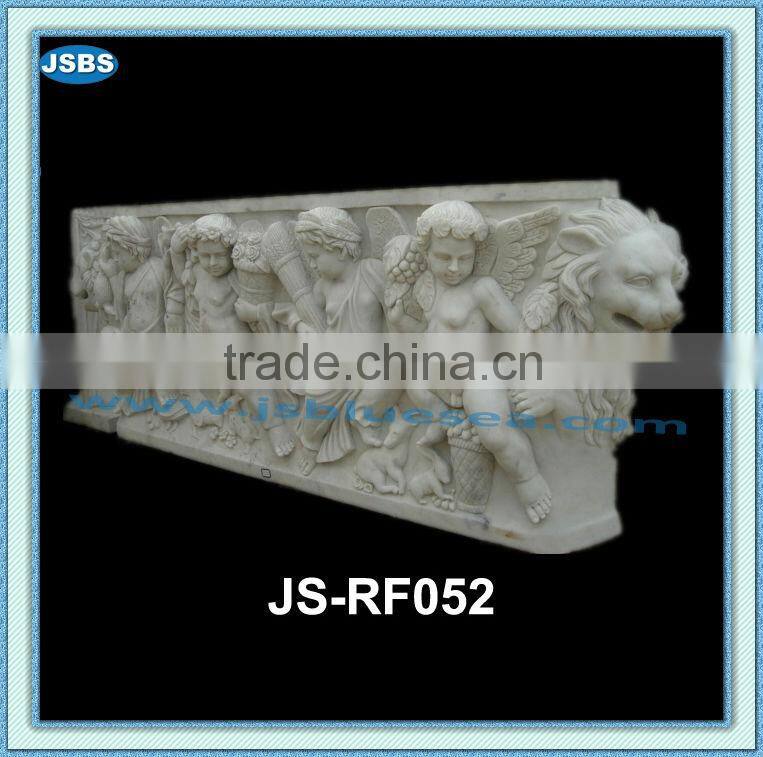 wall decoration hand carved life size marble relief