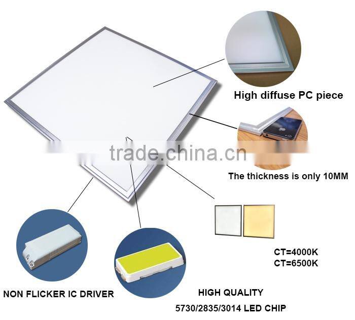 600x600mm 36W LED flat panel lighting led flat panel wall light