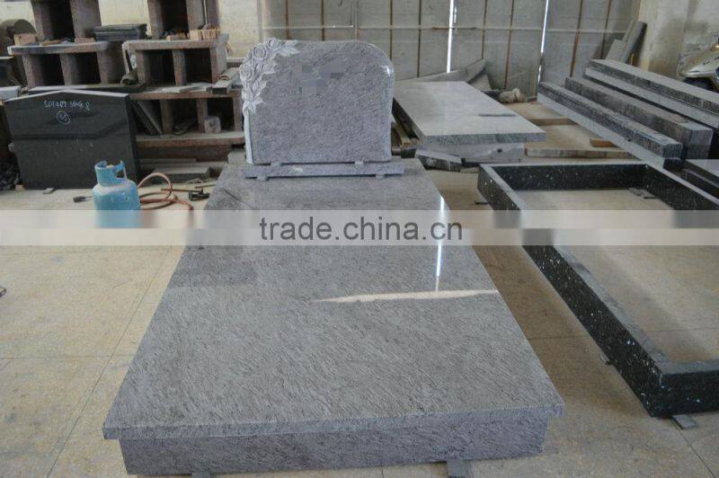 romantic red tombstone and monument