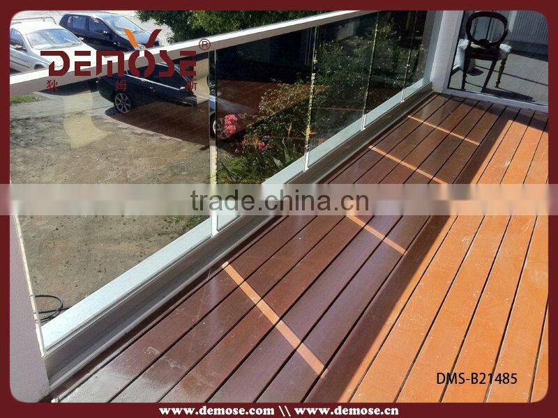 popular glass balcony railing with u channel price