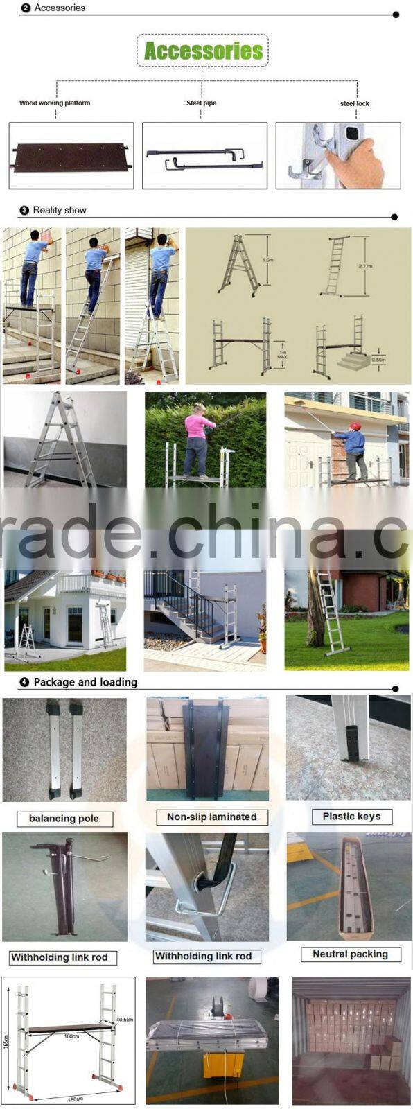 china supplier ladder frame scaffolding