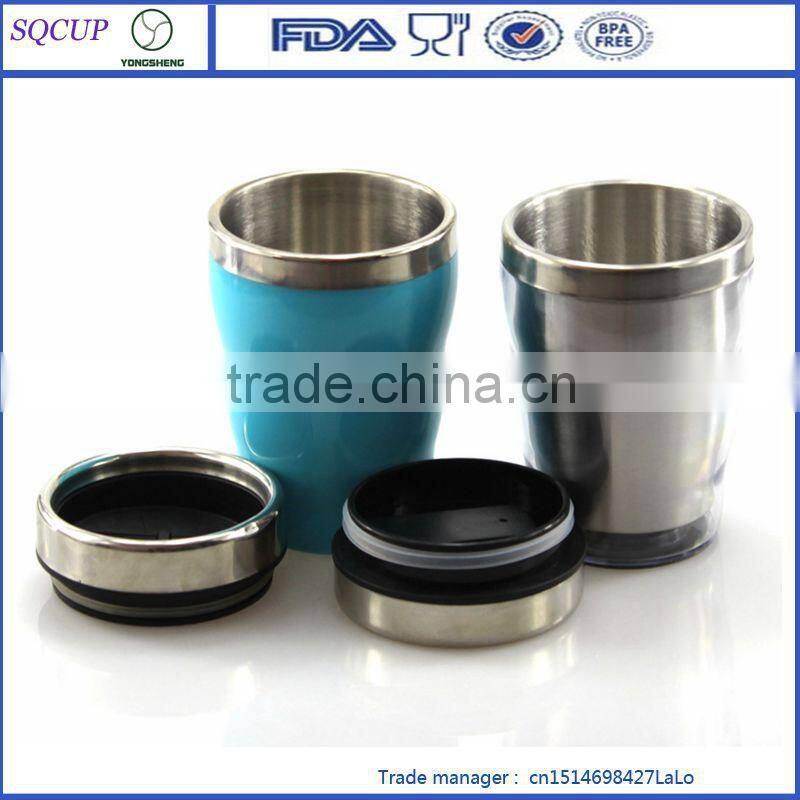 Wholesale Stainless Steel Insulated Double Wall Travel Coffee Mug Cup with custom design