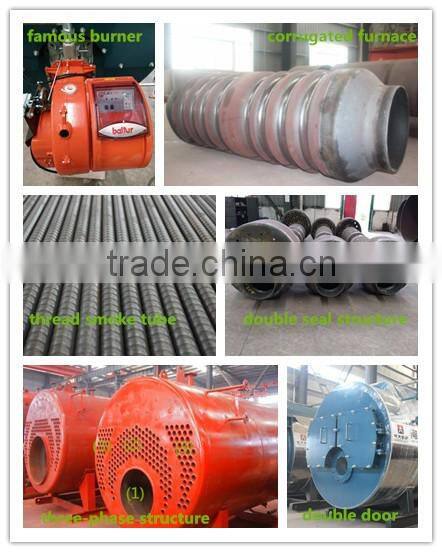 natural gas boiler of 3 ton pressure 5 bar