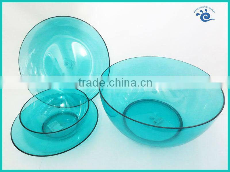 Food Grade Round Clear Plastic Bowl