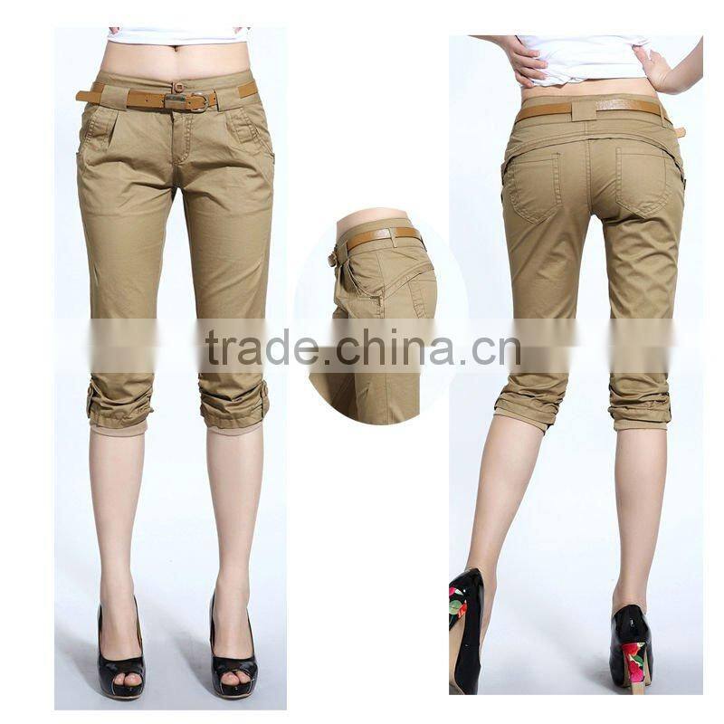 New Ladies fashion chinos pants (DS120189)