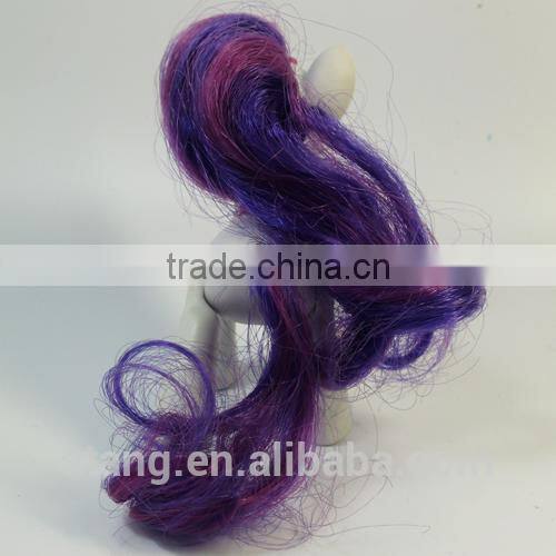 Children PVC Plastic Figure Toy.White Little Pony with Purple Tail.Popular and Hot Sale in 2014