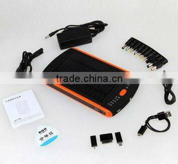 High capacity solar power bank charger for laptop 23000mah