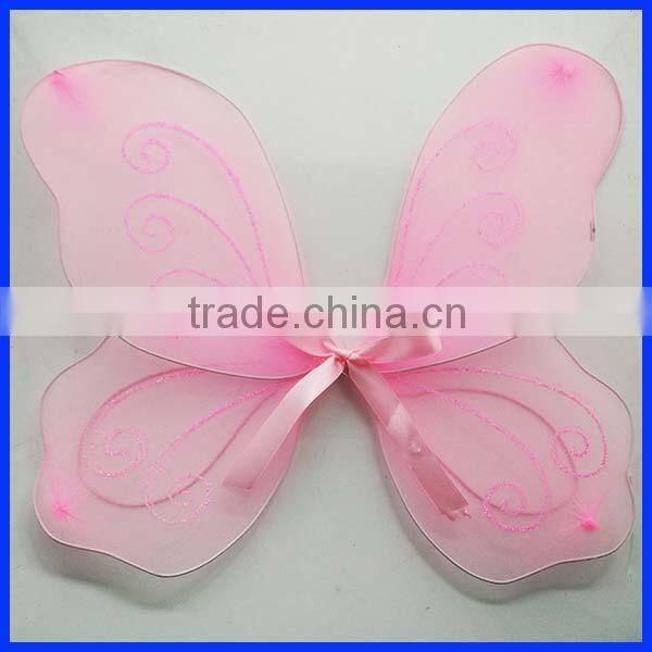 Lovely pink butterfly wings accessories set for girls