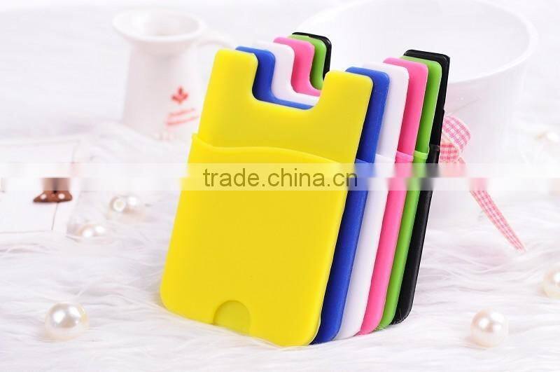 Stylish Silicone Card Case for Smart Phone