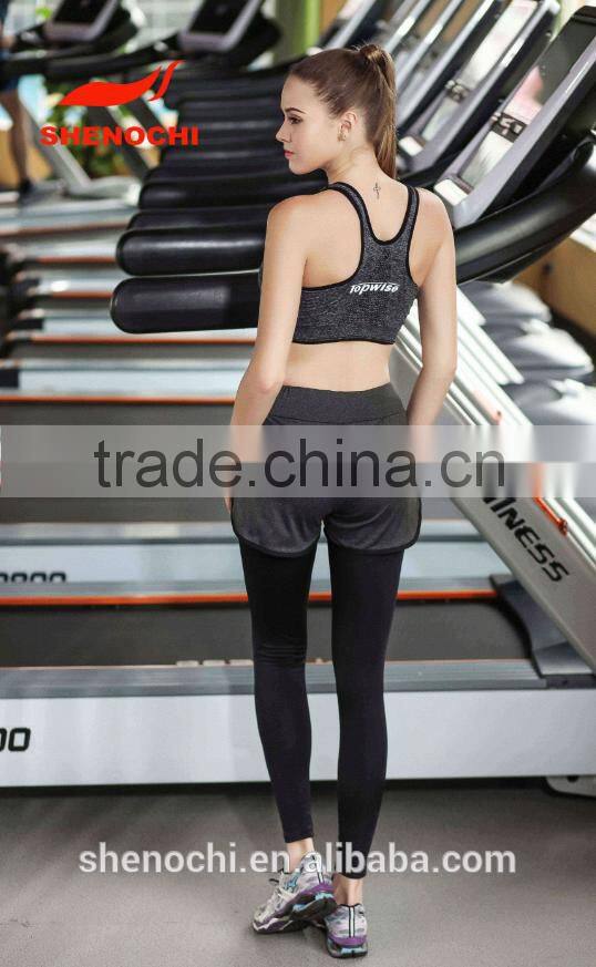 OEM manufacture woman gym wear leggings fitness sport bra