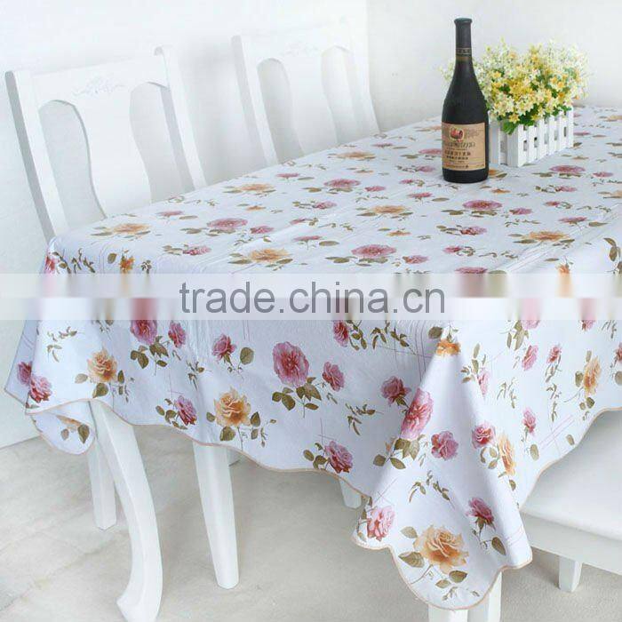 cheap plastic talecloth table cover