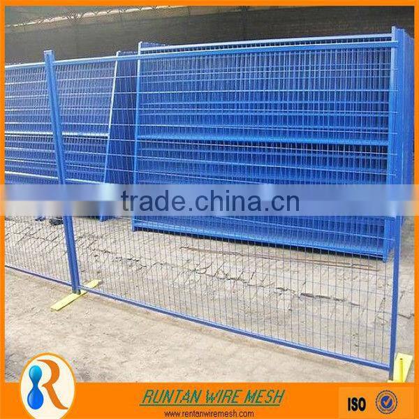 factory for construction hot dipped galvanized steel temporary fence