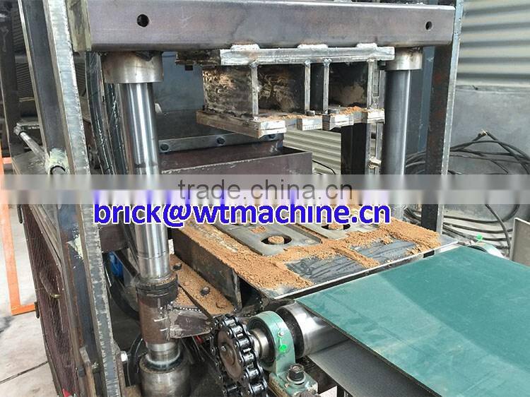 WANTE BRAND WT2-10 clay brick making machine no need burn for sale