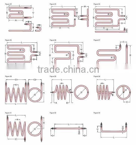 2-3kw electric steam generator heating element