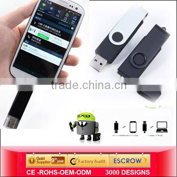 Factory Price High Quality Real Capacity Promotional OTG USB Stick Flash Drive For All Android Smartphones