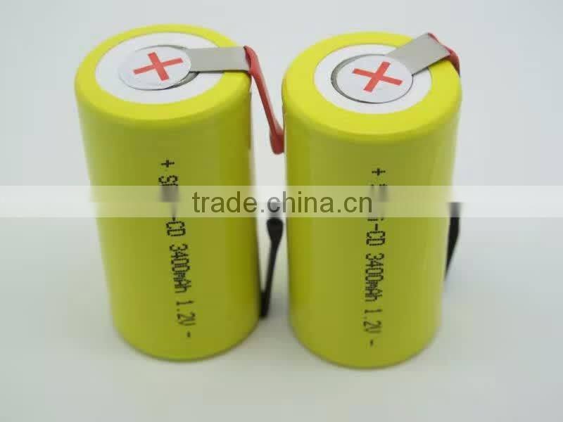 Ni-Cd Rechargeable battery sc1300 ni cd battery pack