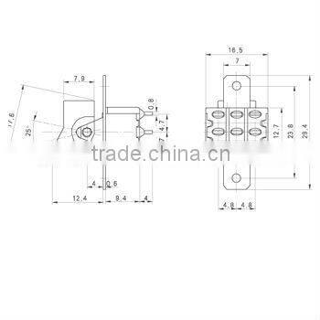 Mini rocker Toggle Switch &Mini rocker and lever handle toggle switch