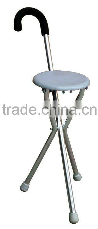 Lightweight aluminun Walking Stick / Portable Seat