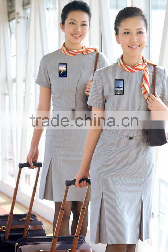 3.0 Inch photo name badge, Wearable photo tag, photo ad player, company business displayer