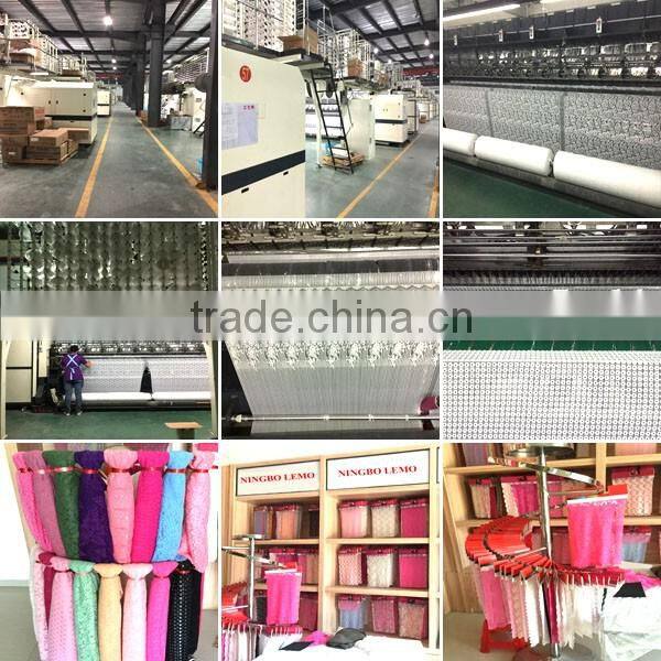 Nylon Spandex Lycra Lace Fabric, Metallic Scalloped Lace Fabric