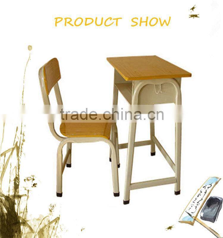 height adjustable office table desk metal school desk with chairs school furnture folding student chair desk