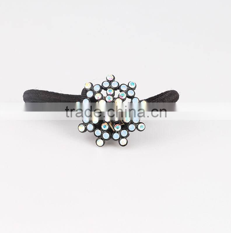 Rhinestone crystal Elastic hair scrunchie , chinese hair accessories