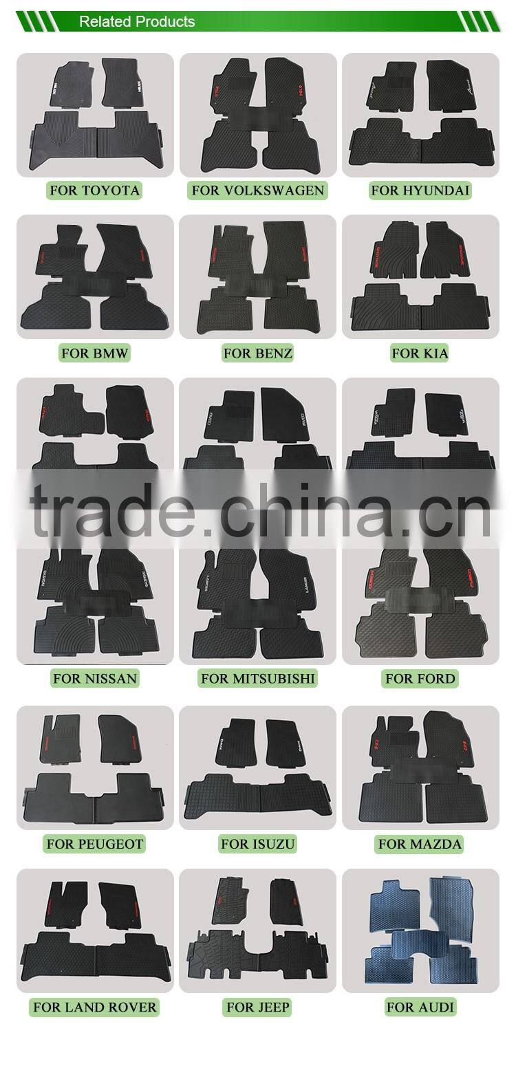 manufacture moulder rubber car mats for Left/Right hand drive cars for Lancer ex