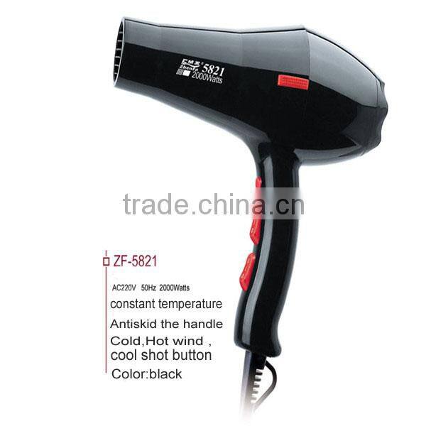 Professional hair dryer AC motor hair dryer with CE certification ZF-5821