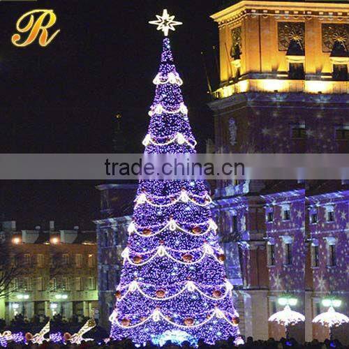 2015 Fantastic mental christmas tree shopping mall ornament