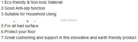 Cixi waterproof PVC non slip rug pad / high quality carpet underlay