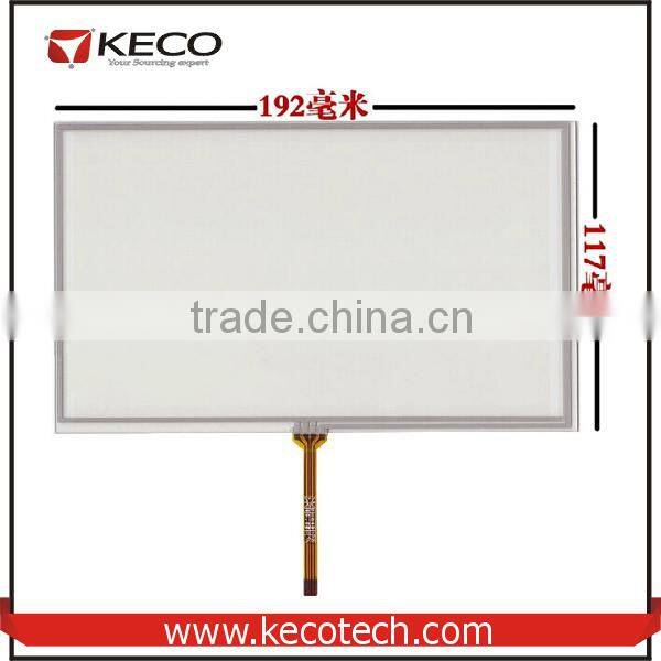 8 8.0 inch General 4 wire resistive 192*117 192mm*117mm AT080TN64 touch glass digitizer Screen