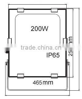 2016 New 200w led flood light 20000LM flood light 200w IP67 led flood light Meanwell Driver