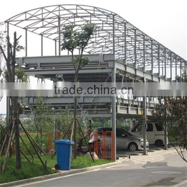 Automatic mechanical 2 level lift-sliding parking system