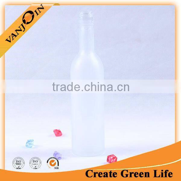 Clear long neck wine glass bottle with wholesale price