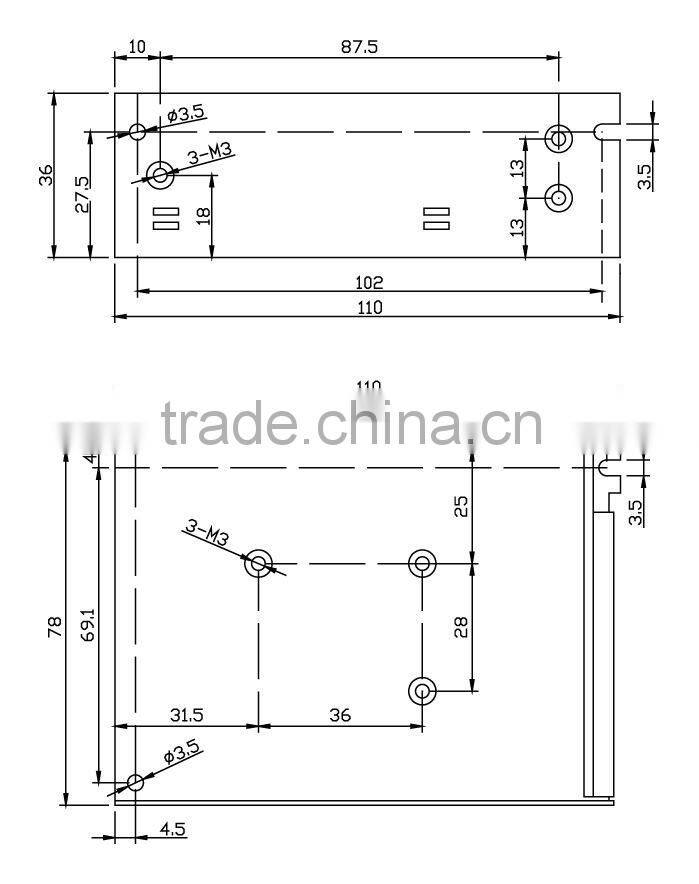 48vdc input switching power supply P25-B series