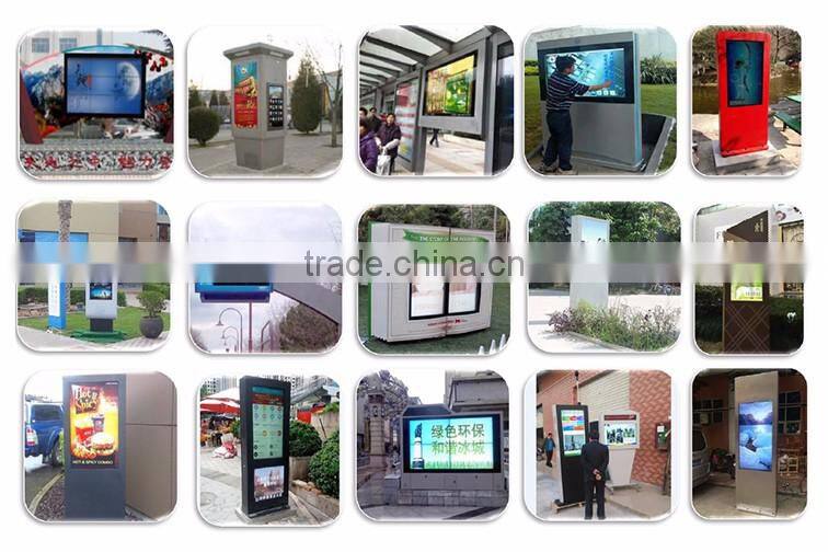 Custom IP55 Sunlight Readable Totem Outdoor Digital Signage Information Display