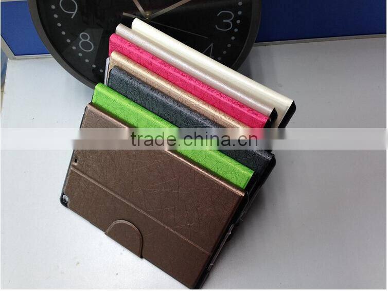 High Quality Luxury Flip Leather Case for Apple iPad Air/ Ultra thin leather case for iPad 5 with stand
